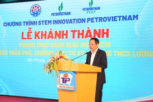 Hải Phòng: Khánh thành Phòng thực hành giáo dục STEM của 3 Trường THPT và THCS