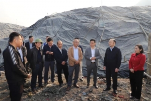 Phó Chủ tịch UBND tỉnh Thanh Hóa kiểm tra thực tế hoạt động khu xử lý rác thải sinh hoạt Đông Nam