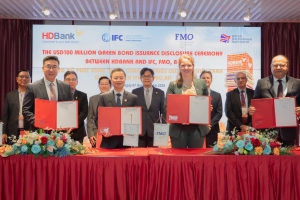 HDBank phát hành thành công 100 triệu USD trái phiếu xanh quốc tế
