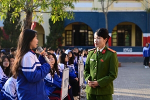 Hải Phòng: Sôi nổi buổi tuyên truyền phòng chống ma túy, thuốc lá điện tử tại THPT Thái Phiên