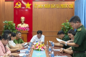 Bộ đội Biên phòng Tây Ninh phối hợp xã Phước Chỉ chuẩn bị Chương trình “Xuân Biên phòng ấm lòng dân bản” 2026
