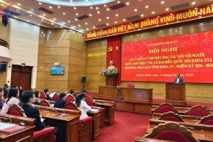 Quảng Ninh: Lấy ý kiến cử tri nơi công tác đối với người được giới thiệu ứng cử ĐBQH và HĐND tỉnh