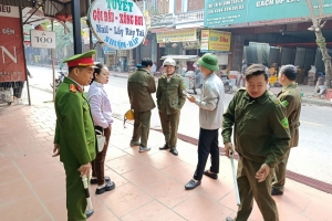 Xã Cẩm Giang: Giải tỏa vi phạm hành lang an toàn giao thông trên tuyến ĐT 394C