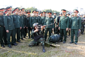 Bộ Quốc phòng kiểm tra công tác sẵn sàng chiến đấu bảo vệ Đại hội XIV của Đảng tại Bắc Ninh