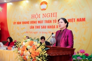 Bà Hà Thị Nga giữ chức Phó Chủ tịch - Tổng Thư ký Ủy ban Trung ương MTTQ Việt Nam
