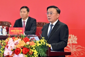 Thường trực Ban Bí thư chủ trì họp báo quốc tế về Đại hội XIV của Đảng