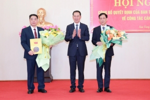 Hội nghị công bố Quyết định của Ban Thường vụ Tỉnh ủy Thanh Hóa về công tác cán bộ