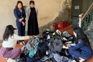 Quảng Trị: Tiêu hủy hơn 500 sản phẩm thời trang giả nhãn hiệu