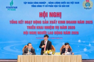 PVTrans (PVT): Doanh thu 2025 đạt khoảng 16.000 tỷ đồng, tăng 30% so với năm trước