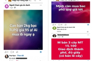Cảnh báo thủ đoạn lừa đảo mua bán vàng, bạc giá giá rẻ trên mạng xã hội