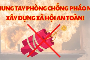 Công an tỉnh Thanh Hóa khuyến nghị người dân chấp hành nghiêm các quy định về quản lý, sử dụng pháo