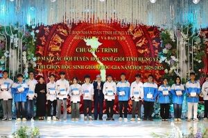 Hưng Yên có 125 học sinh đoạt giải tại Kỳ thi chọn học sinh giỏi quốc gia