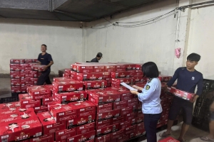 TP.HCM: Tạm giữ hơn 3.200 thùng bia ngoại không rõ nguồn gốc