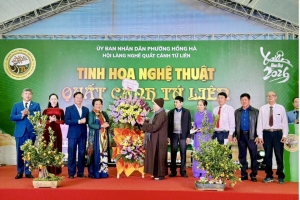 Hà Nội: Phường Hồng Hà khai hội “Quất Tứ Liên – Đào Nhật Tân"