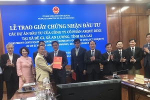 Gia Lai vinh dự lọt vào Top 10 về thu hút đầu tư FDI