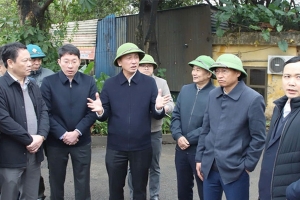 Hưng Yên kiểm tra tiến độ triển khai nhà máy đốt chất thải rắn phát điện tại xã Thái Thụy