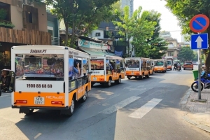 TP. HCM chuẩn bị phương án hoạt động xe điện du lịch 4 bánh sau khi có quy định mới