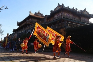 Huế tái hiện không gian Tết cung đình với chuỗi nghi lễ, lễ hội kéo dài đến Rằm tháng Giêng
