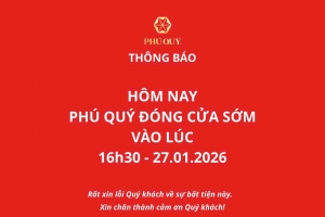 Tập đoàn Vàng Bạc Phú Quý thông báo tin nóng