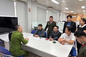 Công an xã An Quang kiểm tra cư trú người nước ngoài và bảo đảm ANTT