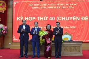 Phê chuẩn kết quả bầu chức vụ Phó Chủ tịch UBND tỉnh Cao Bằng