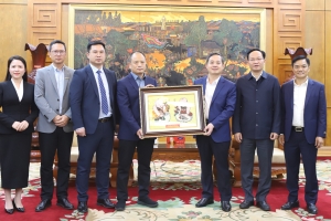 Chủ tịch UBND tỉnh Bắc Ninh Phạm Hoàng Sơn tiếp và làm việc với Tập đoàn JA Solar
