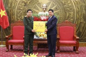 Đoàn công tác Bộ Quốc phòng thăm, chúc Tết tỉnh Bắc Ninh