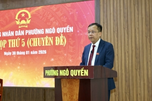 Hội đồng nhân dân phường Ngô Quyền quyết nghị điều chỉnh Kế hoạch đầu tư công năm 2026