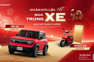 VinFast tặng hơn 30 tỷ đồng cho khách hàng mua xe máy điện - Cơ hội trúng 26 ô tô VF3