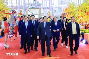 Thủ tướng Phạm Minh Chính dự Lễ khai mạc Hội chợ Mùa Xuân 2026