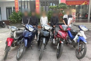 Đà Nẵng: Công an phường Hòa Khánh bắt giữ nhóm chuyên trộm cắp xe máy