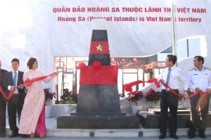 Đà Nẵng: Khánh thành công trình biển tên UBND đặc khu Hoàng Sa