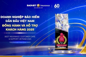 Bảo hiểm Bảo Việt giữ vững ngôi đầu về doanh thu bán lẻ thị trường bảo hiểm