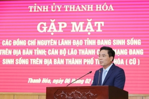 Thường trực Tỉnh ủy Thanh Hóa gặp mặt nguyên lãnh đạo tỉnh, cán bộ lão thành cách mạng nhân dịp Tết