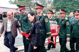 Quảng Trị: Lễ viếng, truy điệu và an táng hài cốt liệt sĩ tại xã Ba Lòng