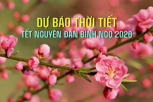 Dự báo thời tiết dịp nghỉ Tết Nguyên đán 2026: Bắc Bộ trưa chiều hửng nắng, đêm và sáng rét
