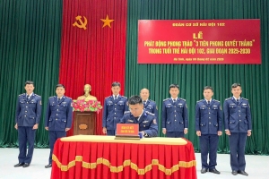 Tuổi trẻ Hải đội 102 phát động phong trào “3 tiên phong quyết thắng” giai đoạn 2025 - 2030
