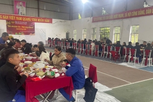 Tổ chức "Bữa cơm đoàn viên - thắp sáng niềm tin” Xuân Bính Ngọ 2026 cho học viên điều trị cai nghiện