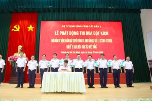 “25 ngày, đêm – Thần tốc, quyết thắng”: Thi đua đột kích chào mừng 25 năm Ngày truyền thống Vùng Cảnh sát biển 3