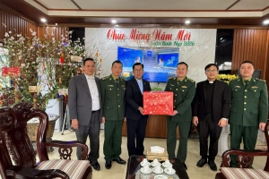 Đồn Biên phòng Trà Cổ phát huy sức mạnh đồng bào công giáo trong bảo vệ chủ quyền biên giới