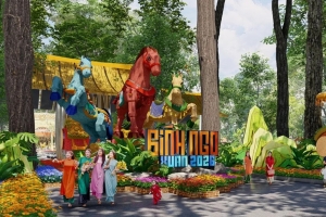 Hội hoa Xuân TP. HCM 2026: Rực rỡ sắc hoa, khát vọng vươn mình