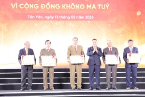 Bắc Ninh: Chương trình nghệ thuật "Mừng Đảng, mừng Xuân - Mừng Tân Yên đổi mới - Vì cộng đồng không ma túy"