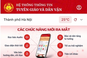 Ứng dụng Tuyên giáo và Dân vận: Kênh thông tin chính thống của Đảng trên không gian số