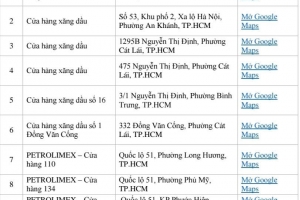 Công bố các điểm tiếp nhiên liệu tuyến cao tốc TP. HCM – Long Thành – Dầu Giây