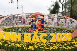 Bắc Ninh: Rực rỡ Đường hoa Xuân Kinh Bắc 2026