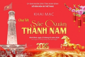 Chợ Tết “Sắc xuân Thành Nam” – Điểm hẹn văn hóa đầu Xuân 2026