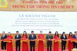 Phú Thọ vận hành 635 camera giám sát an ninh, hỗ trợ xử lý vi phạm giao thông