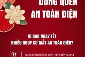 Tết vui trọn vẹn - Đừng quên an toàn điện