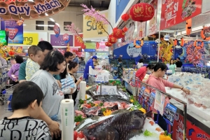 Siêu thị và trung tâm thương mại ở TP. HCM phục vụ mua sắm từ mùng 2 Tết, nguồn hàng dồi dào