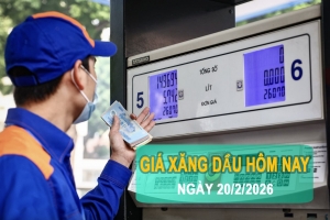 Giá xăng dầu hôm nay 20/2: Dầu thế giới tăng mạnh